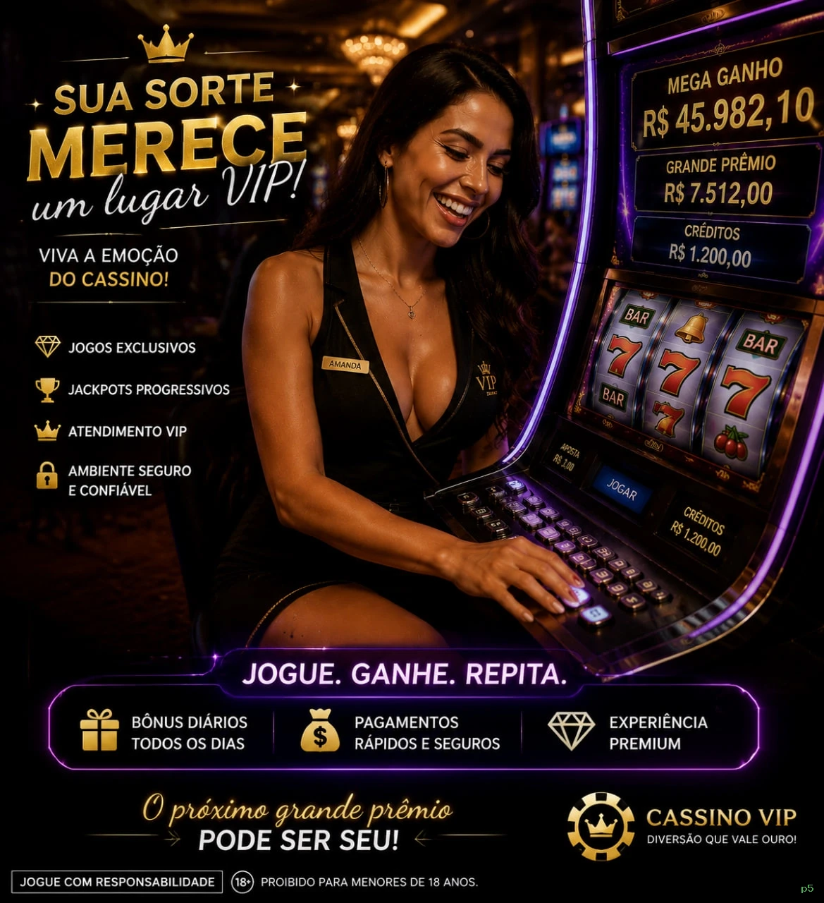 Slots online da p5 com jackpots progressivos